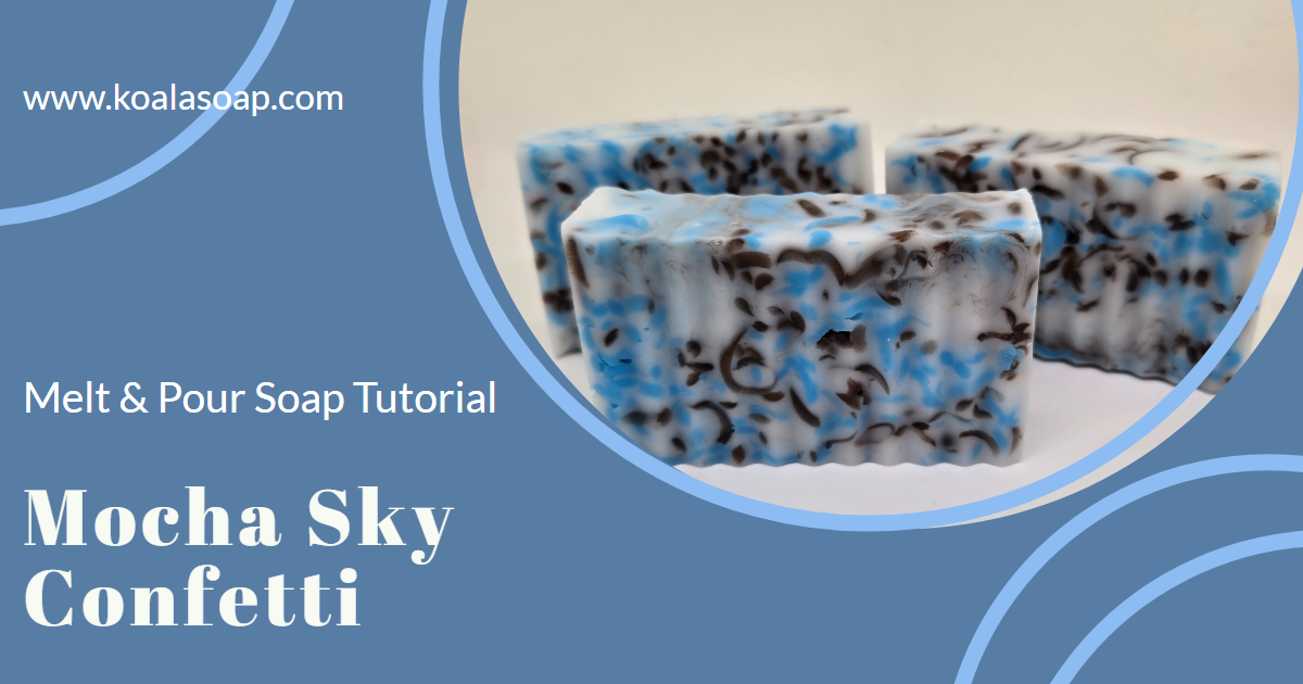 Mocha Sky Confetti Melt and Pour Soap
