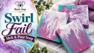 3 Color Melt and Pour Soap Swirl: What Went Wrong (Plus a 2 Color Swirl)