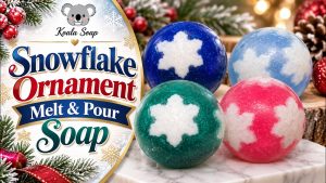 Christmas Ornament Ball Soap: Easy Melt and Pour Holiday Gift