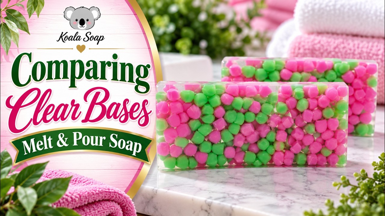 Which Clear Melt and Pour Soap Base Is Clearest? Crafters Choice vs Stephenson