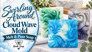 Cloud Wave Silicone Mold Melt and Pour Soap: Easy Swirl