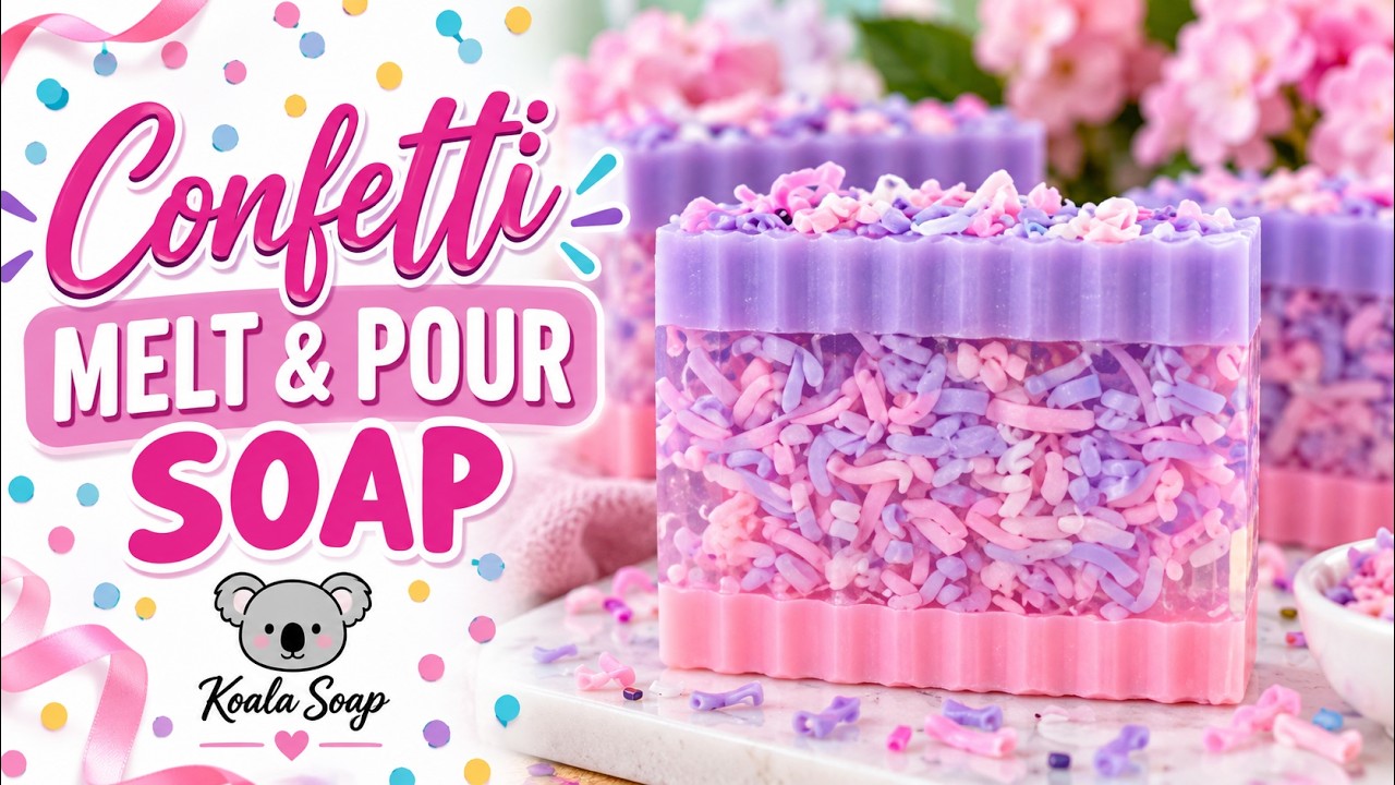 Confetti Melt and Pour Soap Recipe