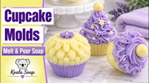 Cupcake Melt and Pour Soap 3 Ways