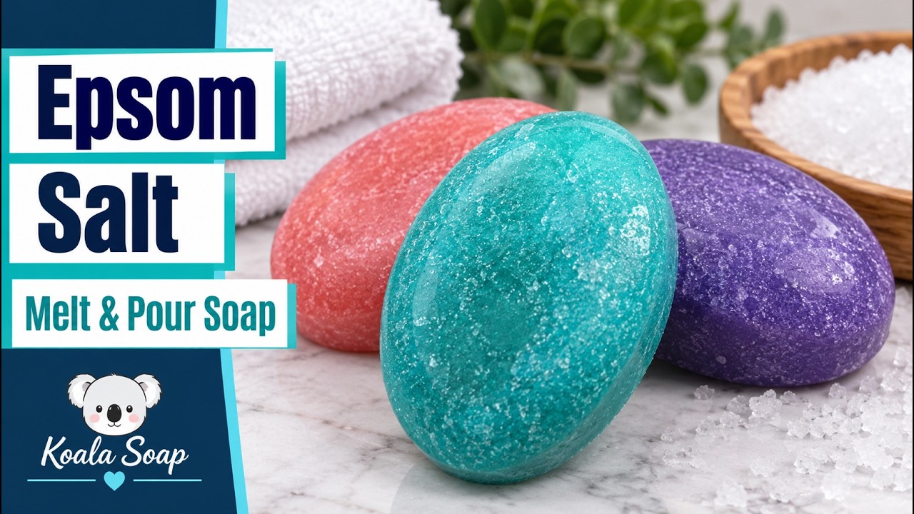 Epsom Salt Melt and Pour Soap