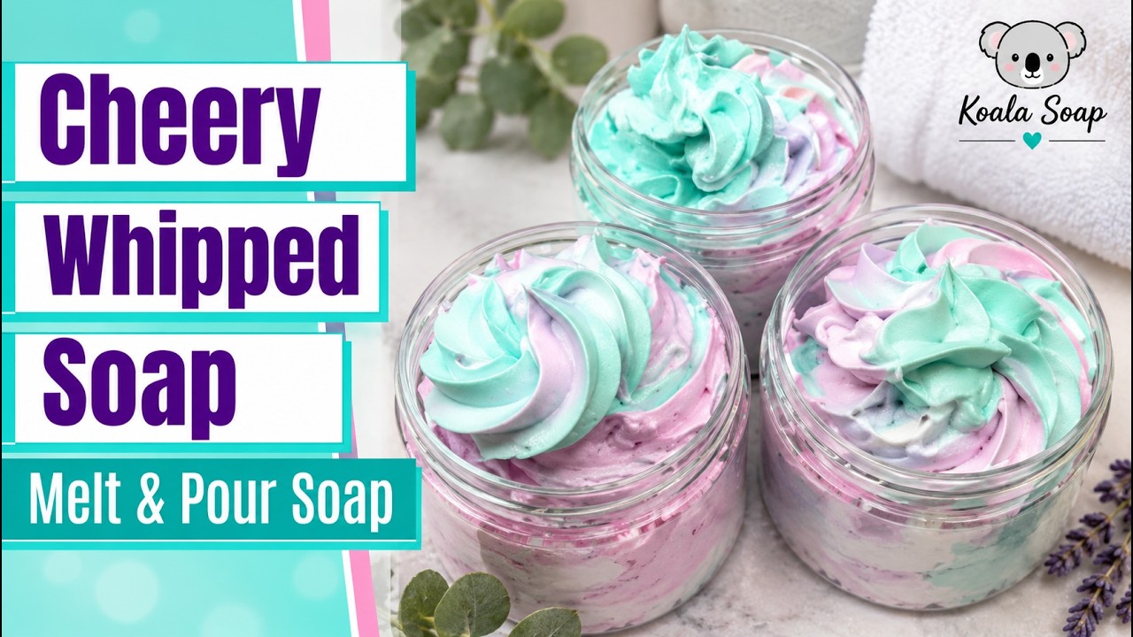 Foaming Bath Butter Whipped Soap with Kaolin Clay