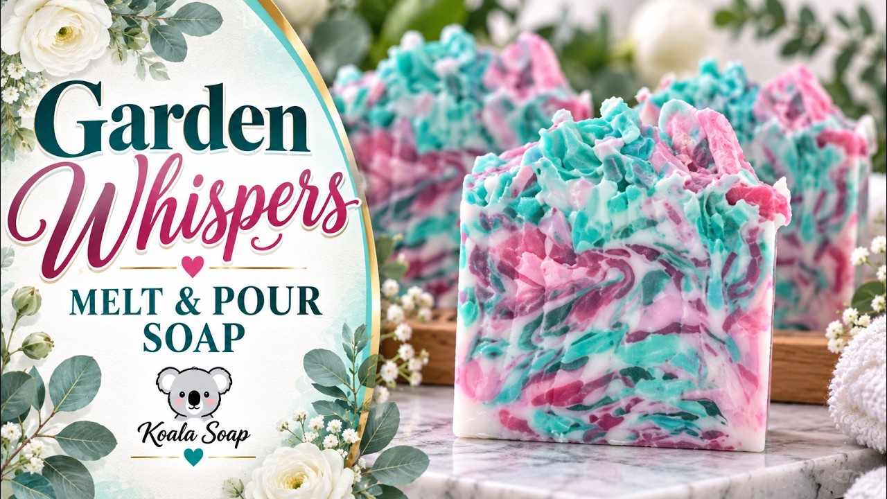 Garden Whispers Melt and Pour Soap Tutorial