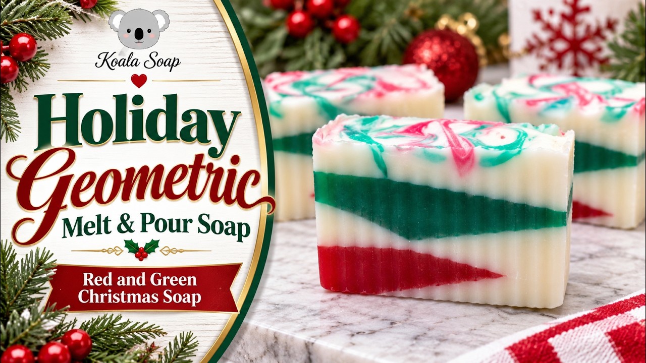 Holiday Geometric Melt and Pour Soap