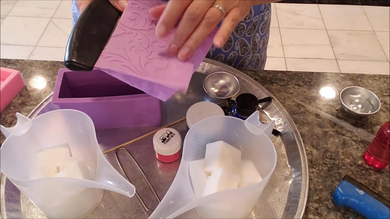 Impression mat and mini loaf soap mold