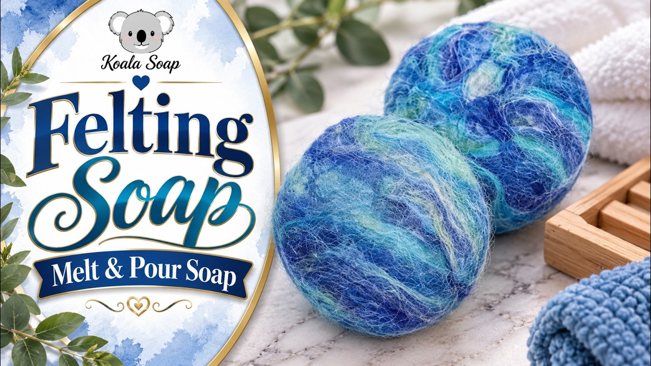 How to Make Felted Soap with Melt and Pour Soap and Wool Roving
