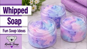 How to make whipped soap piped into jars