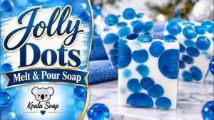 Jolly Dots Melt and Pour Soap: Easy Ball Embed Holiday Soap