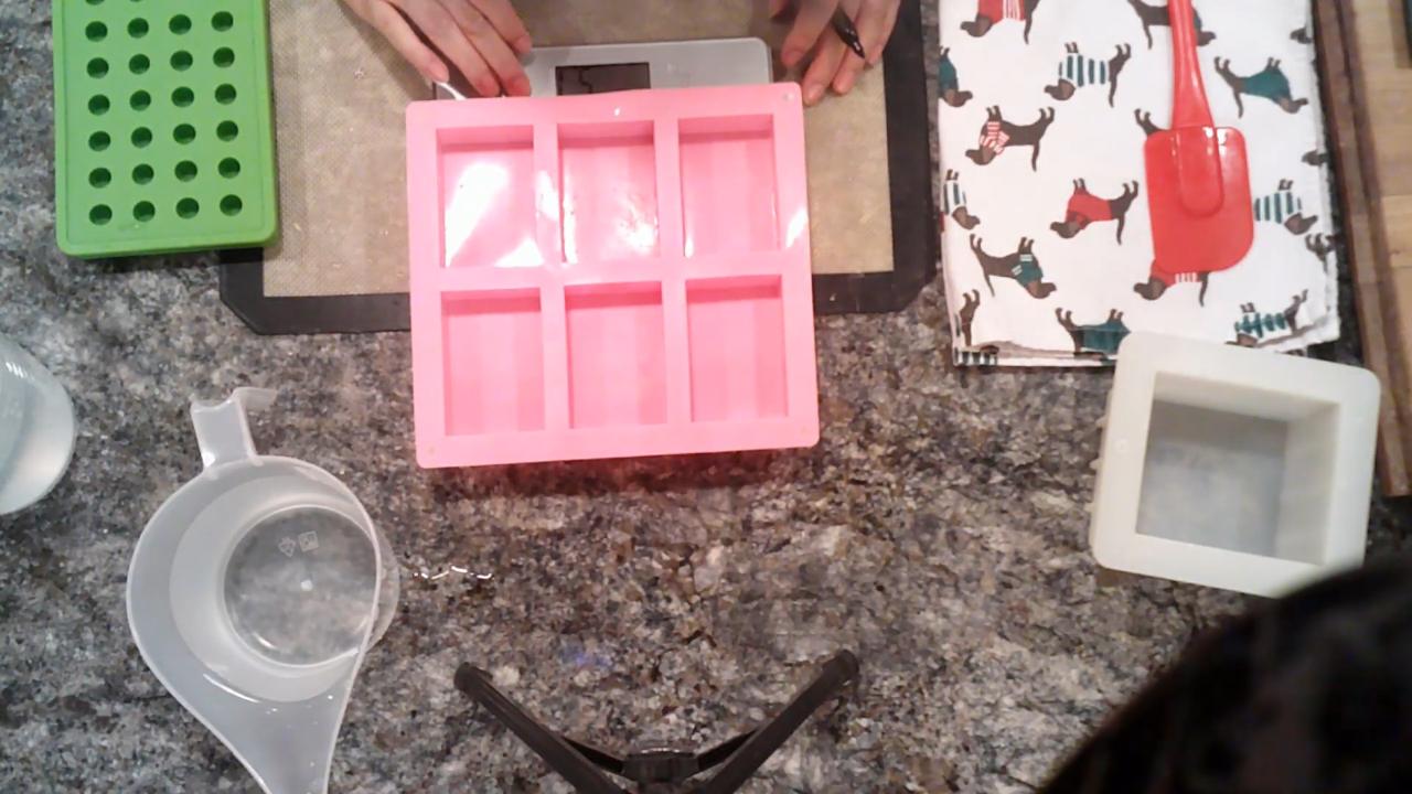 Measuring one cavity of a 6 cavity soap mold