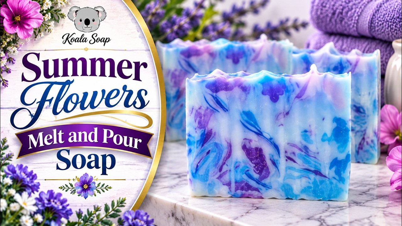 Melt and Pour Soap Recipe Summer Flowers