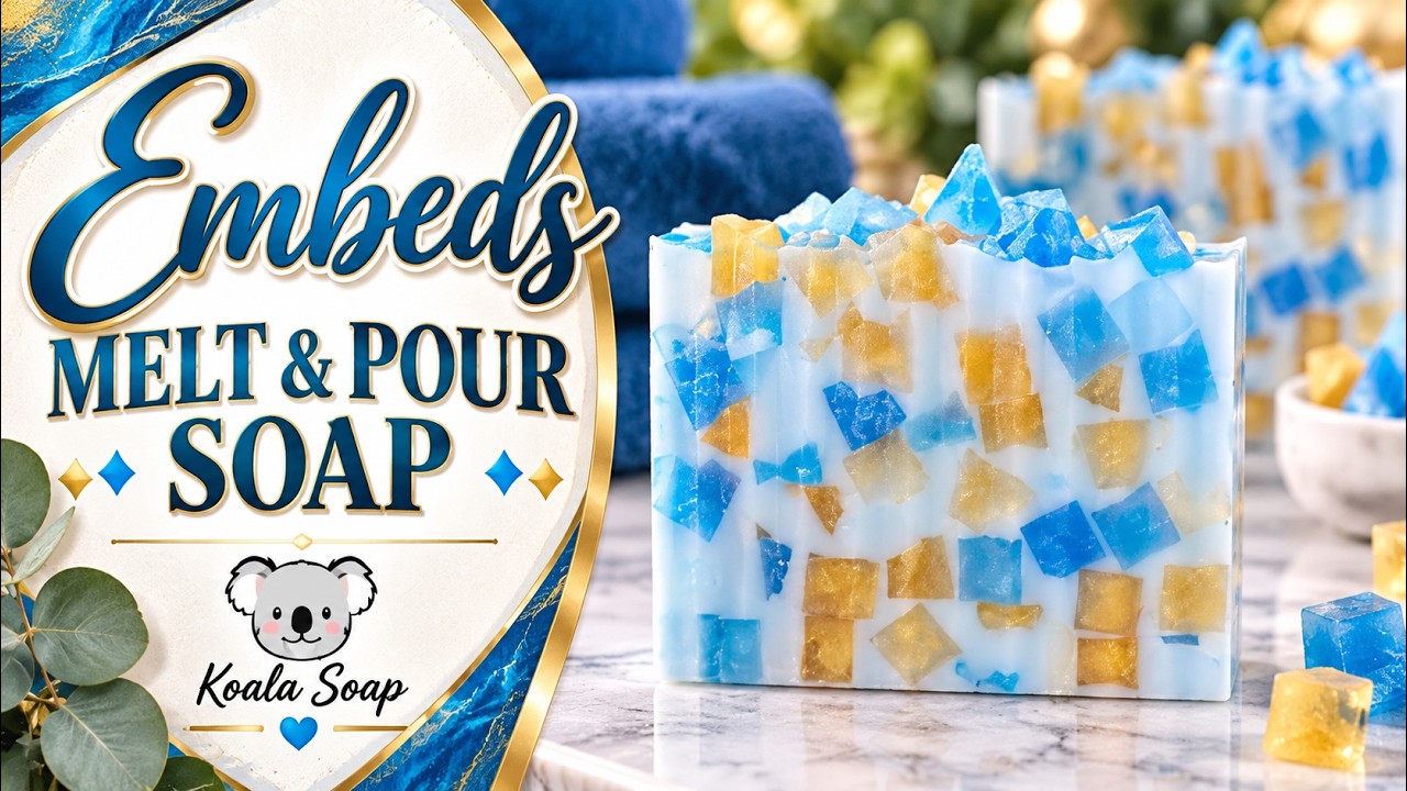 How to Add Embeds in Melt and Pour Soaps