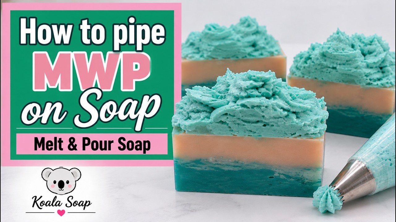 How to Pipe Melt and Pour Soap with Melt Whip & Pipe