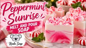 Peppermint Sunrise Melt and Pour Soap