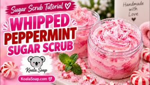 Peppermint Whipped Sugar Scrub: Easy DIY Foaming Sugar Scrub Recipe