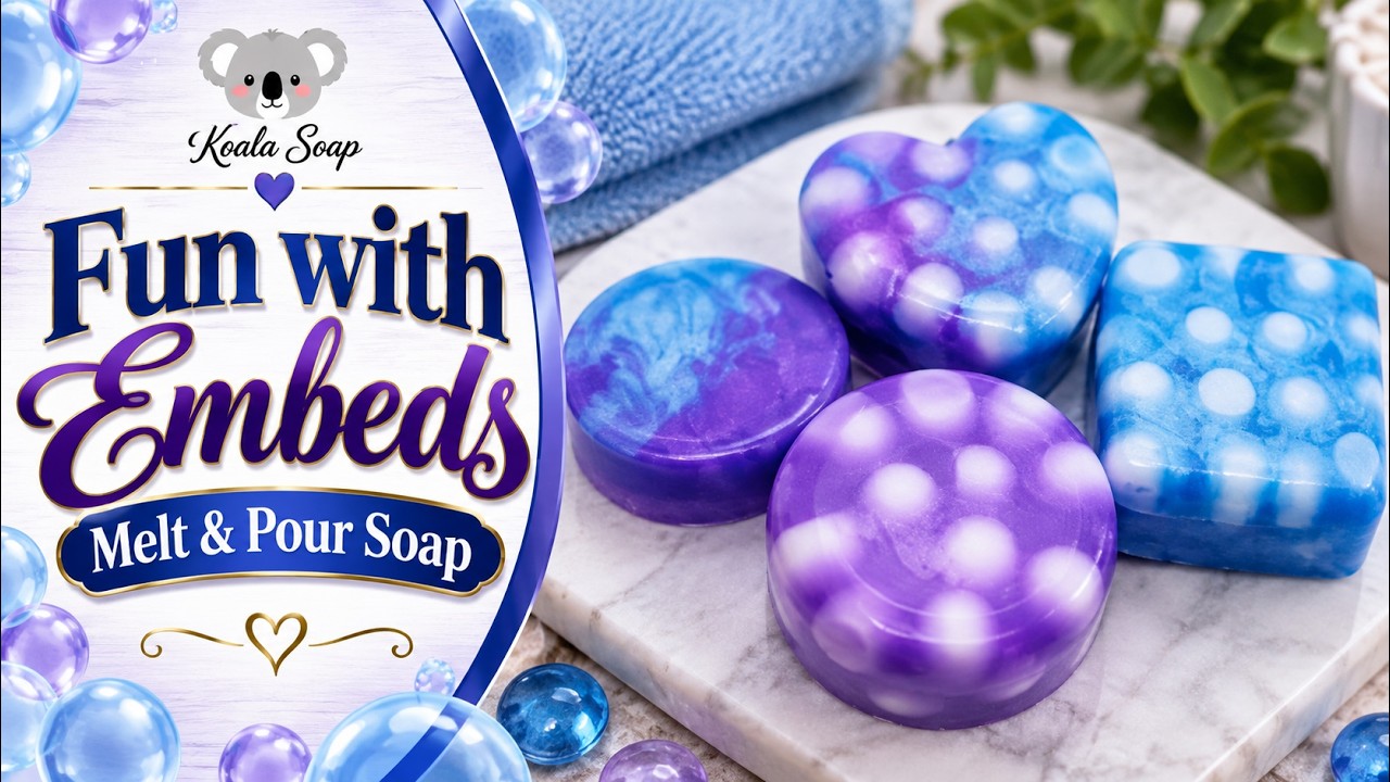 Recycled Soap Embeds Melt and Pour Soap: Turn Old Soap into a New Design