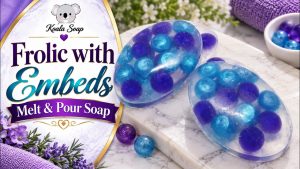 Sphere Embed Melt and Pour Soap: Ball Embeds in Clear Soap