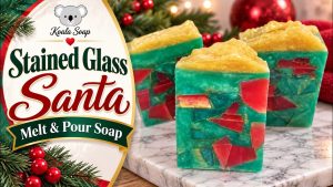 Stained Glass Gemstone Melt and Pour Soap: Easy Embed Soap