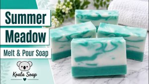 Summer Meadow Melt and Pour Soap (Green Shea Butter Soap)