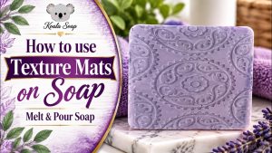How to Use Texture Sheets in Melt and Pour Soap (Impression Mat Tip)
