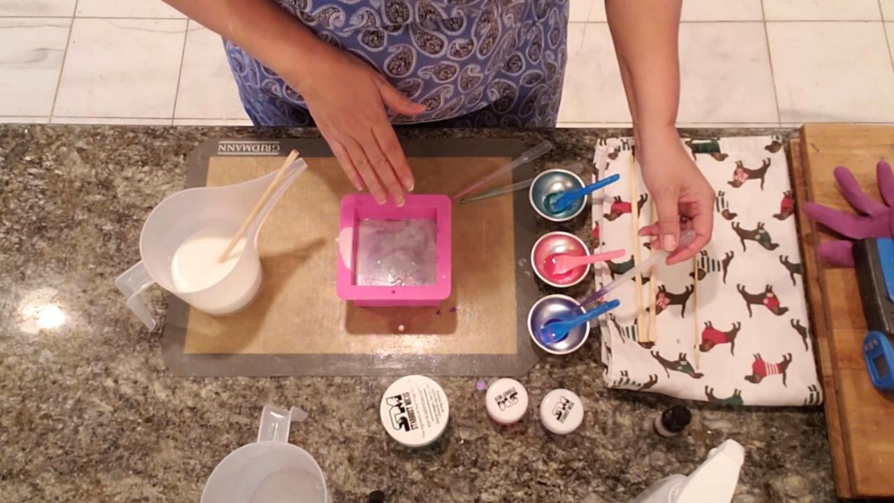 Adding more color drops on top of the first layer