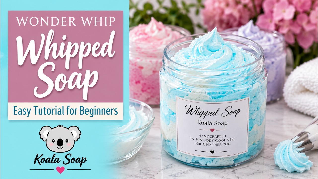 Whipped Soap Tutorial: How to Make Luxurious Wonder Whip Cream Soap at Home